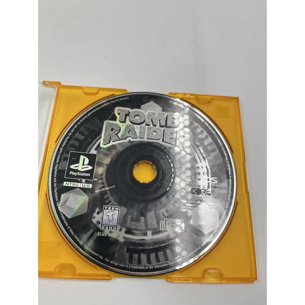 Tomb Raider PlayStation 1 PS1 Disc Only Loose Disc Tested Greatest Hits